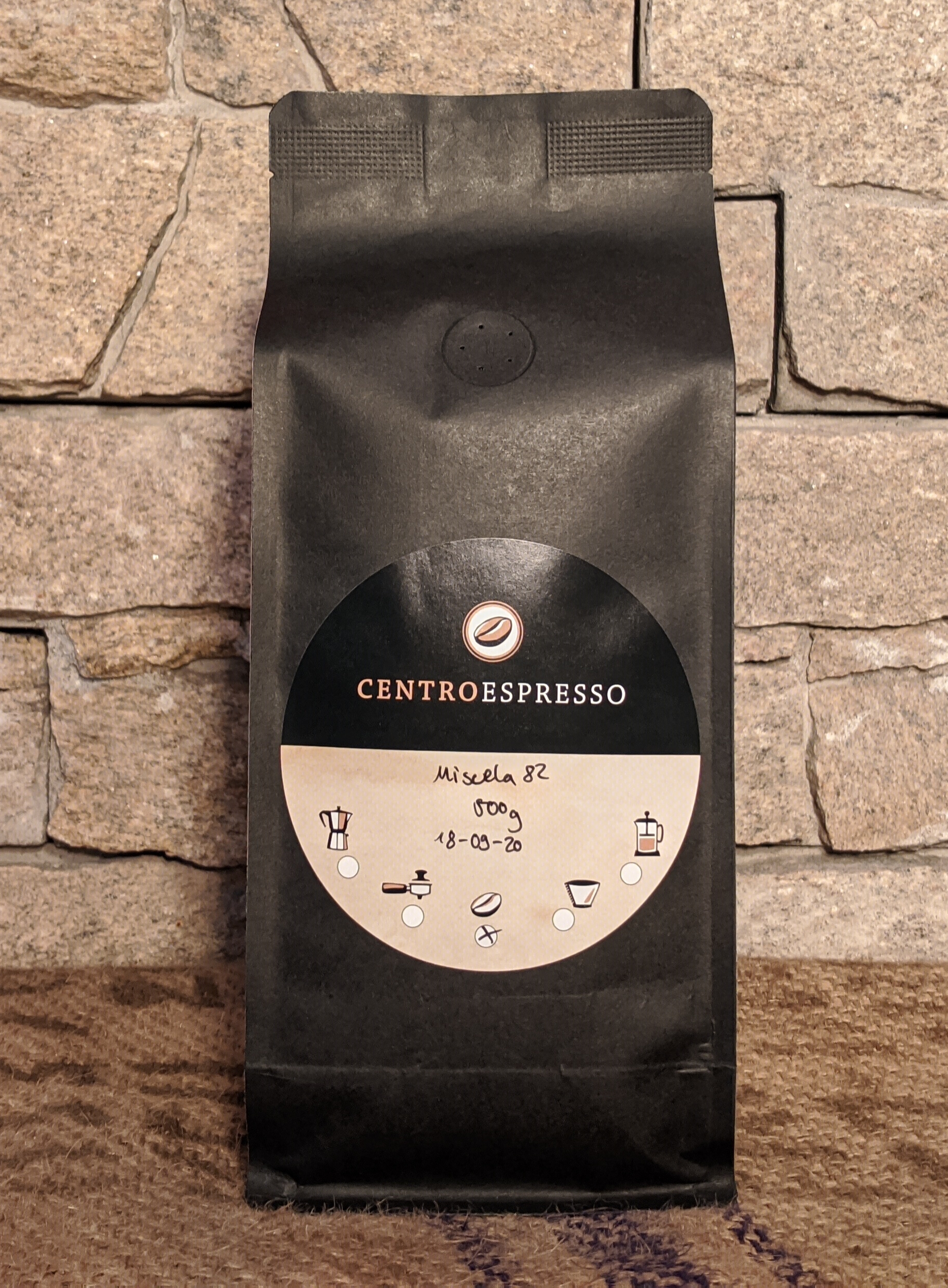 500 g Centro Espresso miscela 82 organic